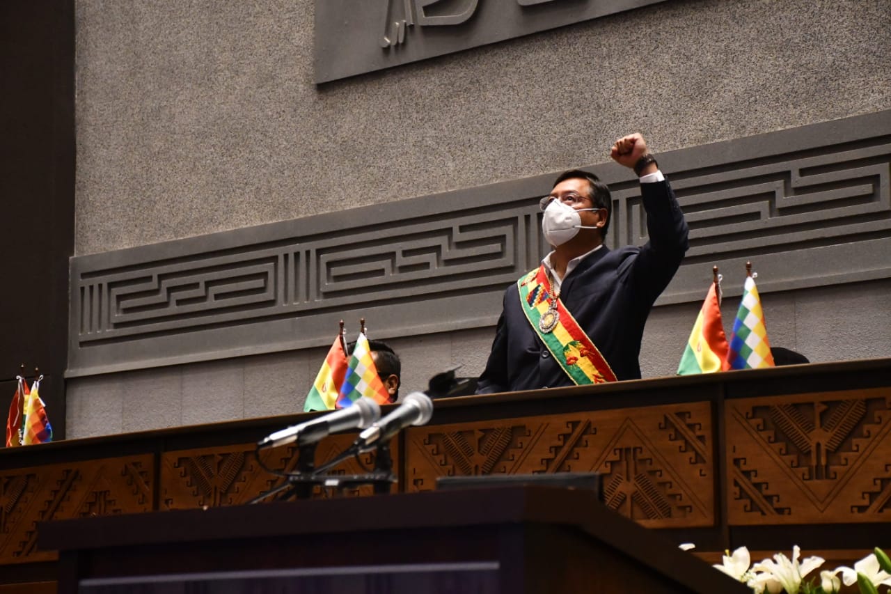 Presidente Arce: Hemos devuelto la esperanza, la certidumbre y la estabilidad a los bolivianos