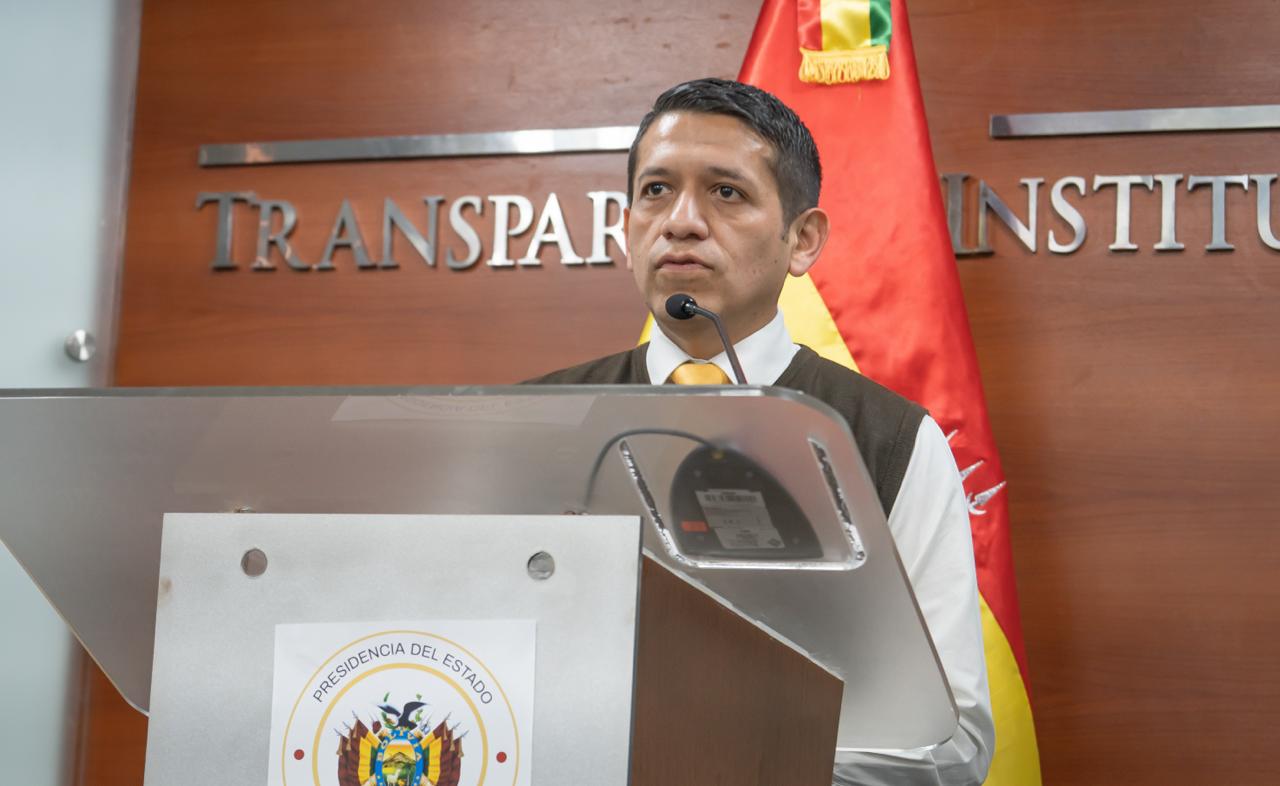 Conferencia del viceministro de Transparencia, Seguridad Jurídica y Derechos Humanos, Yamil García