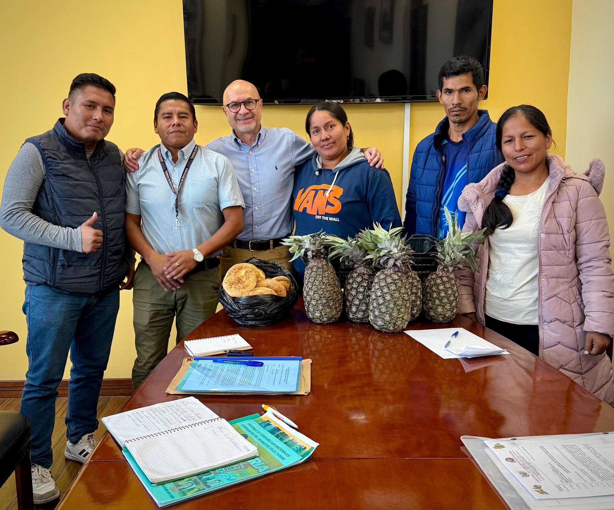 Visita Productores del Trópico de Cochabamba 