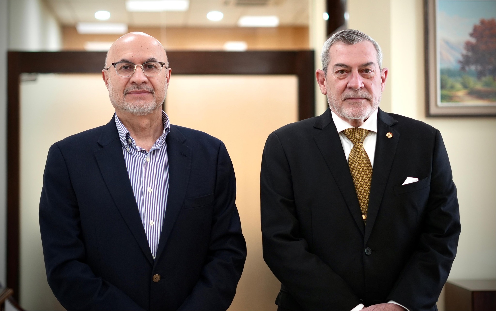 Visita del embajador de Paraguay en Bolivia, Enrique José Guerrero Clari 