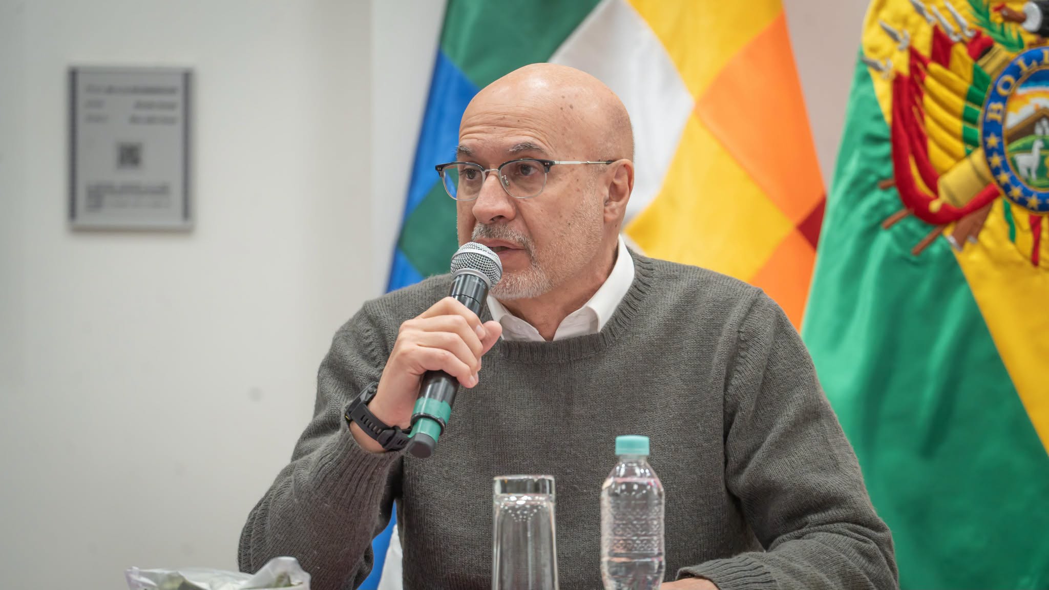 Reunión con representantes de la Federación de Campesinos Tupac Katari