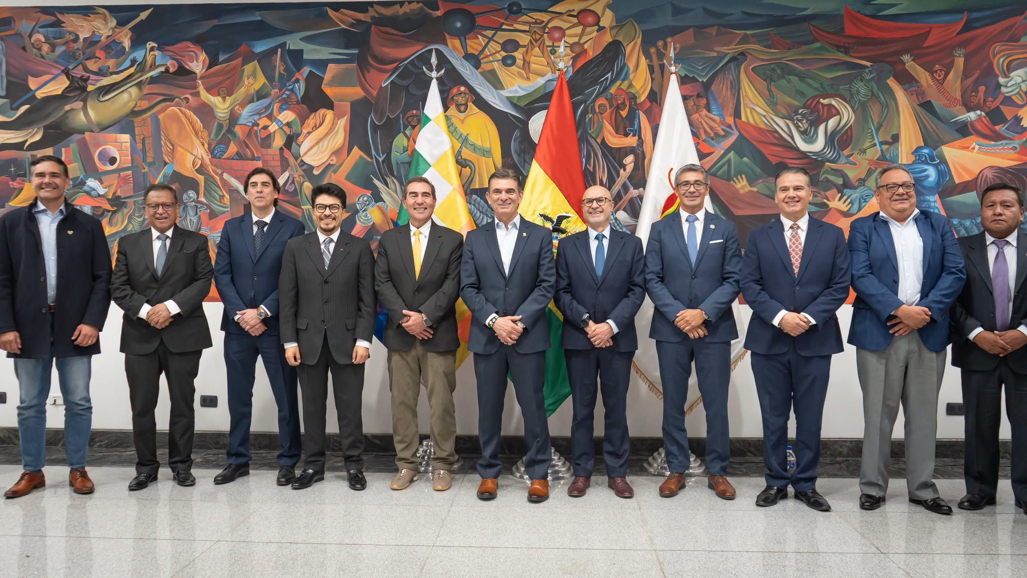Posesión del nuevo ministro de la Presidencia, Fernando Aramayo Carrasco