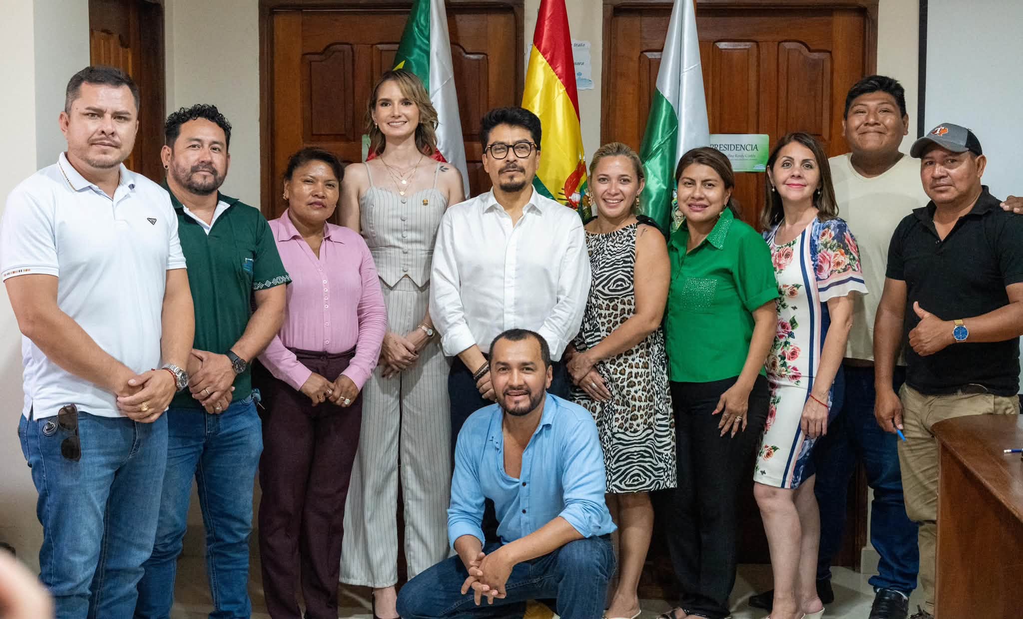 Reunión con la Brigada Parlamentaria de Pando